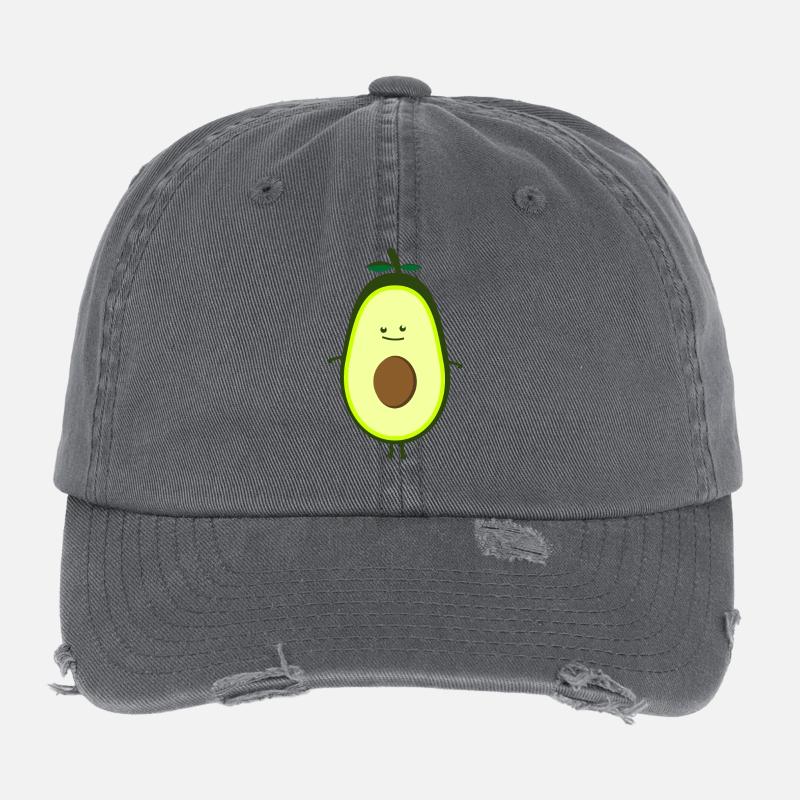 Avocat mignon Casquette vintage effet usé Flexfit