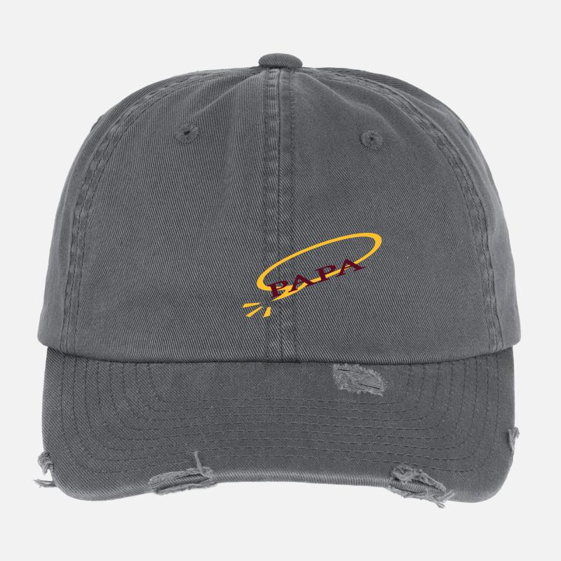 papa (1c) Flexfit Vintage Destroyed Cap