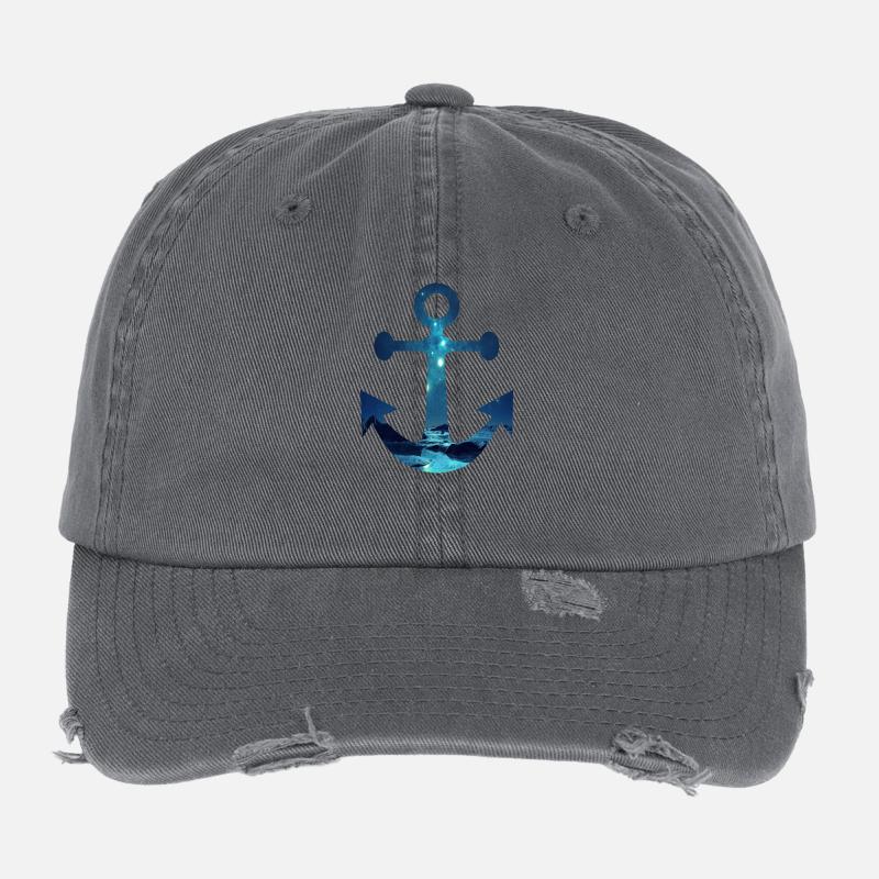 Pole anchor Flexfit Vintage Destroyed Cap