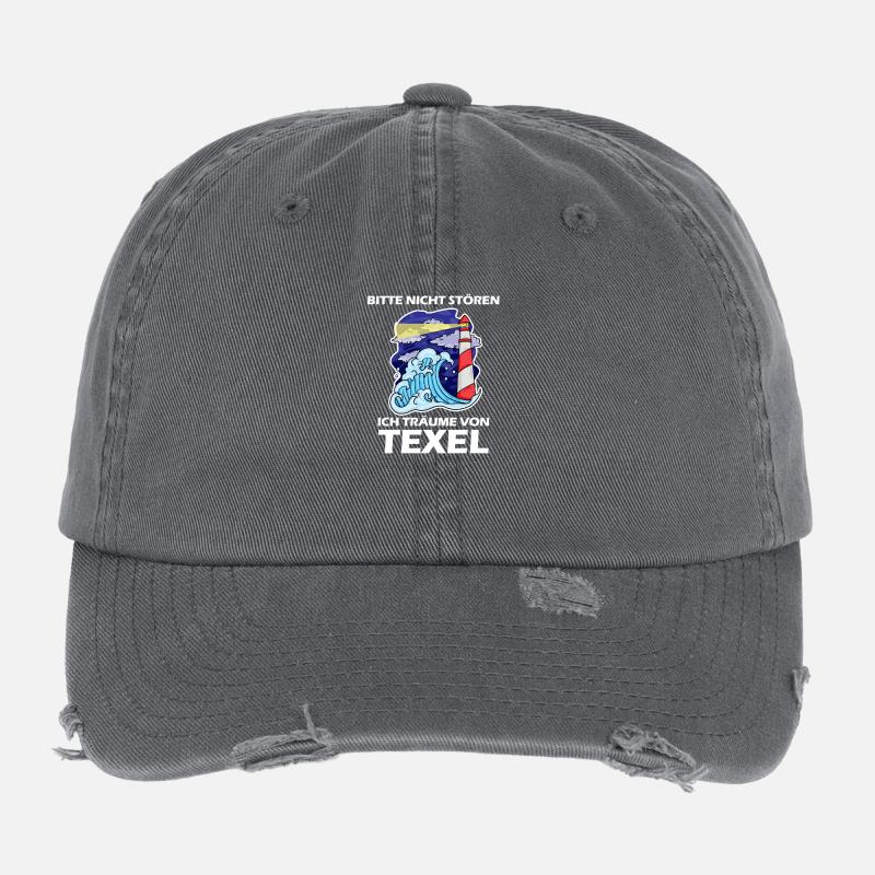 Texel Leuchtturm Nordsee Flexfit Vintage Destroyed Cap