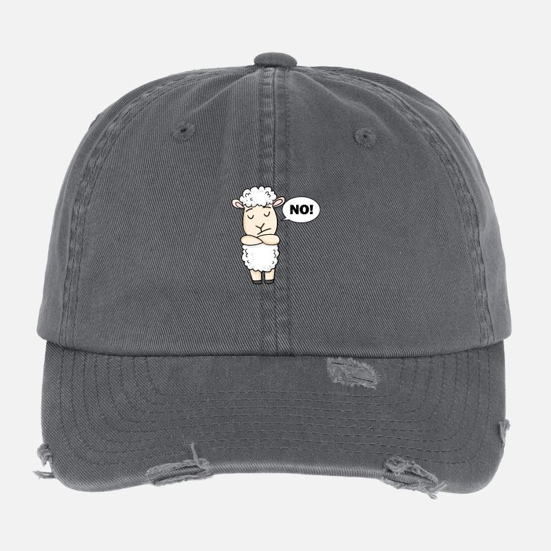 Sheep No Flexfit Vintage Destroyed Cap