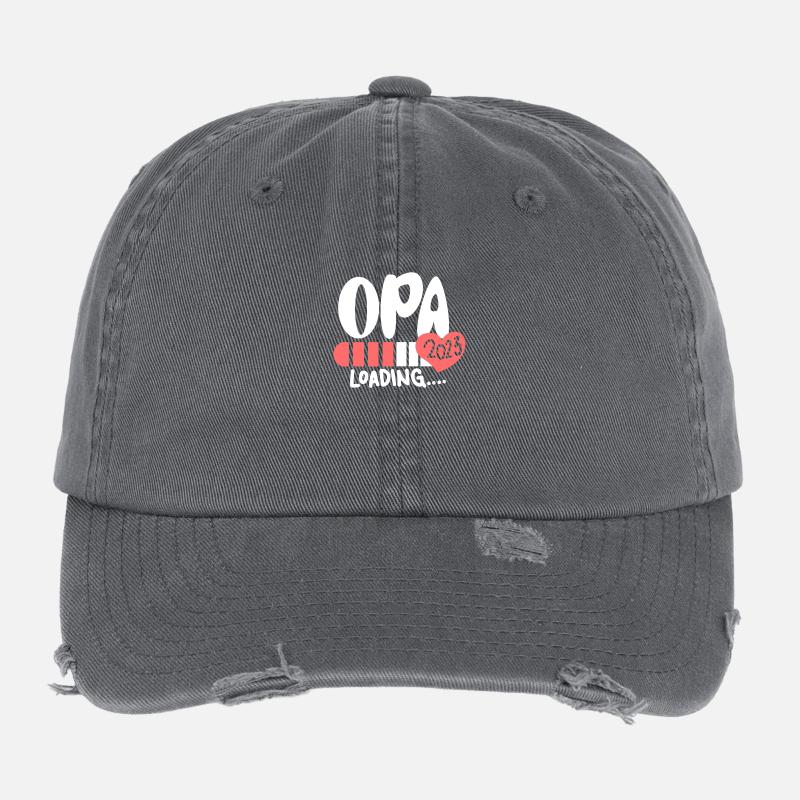 Opa 2023 - Opa werden - Bald Opa Flexfit Vintage Destroyed Cap