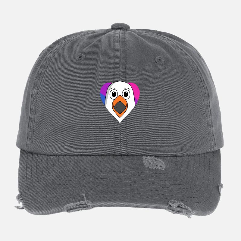 Bisexuell Möwe Geschenk Flexfit Vintage Destroyed Cap