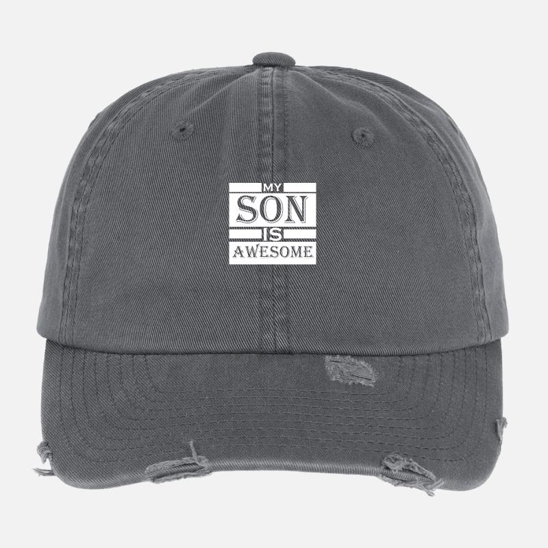 Mon fils dit drôle pour le père Casquette vintage effet usé Flexfit