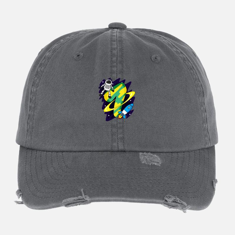 Boy 7 years old - 7th birthday gift Flexfit Vintage Destroyed Cap