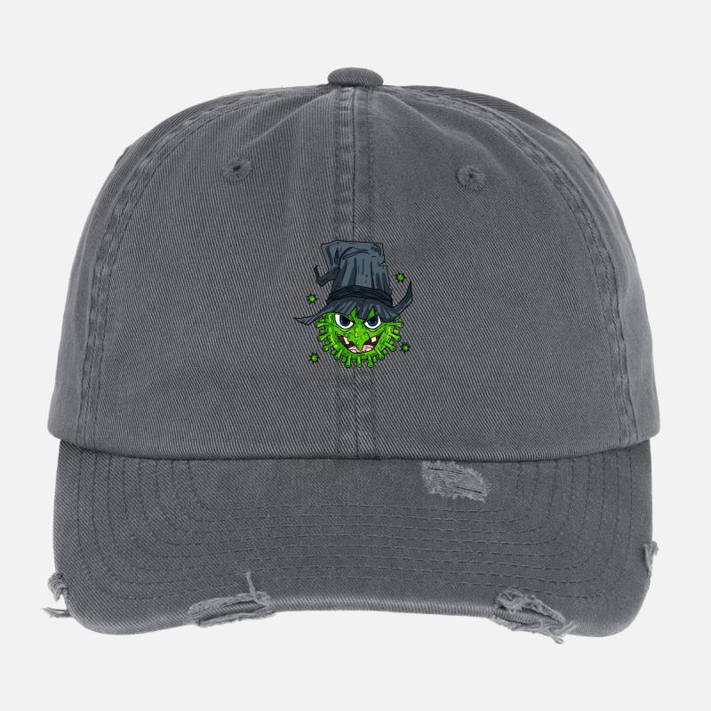 Witch Virus Flexfit Vintage Destroyed Cap