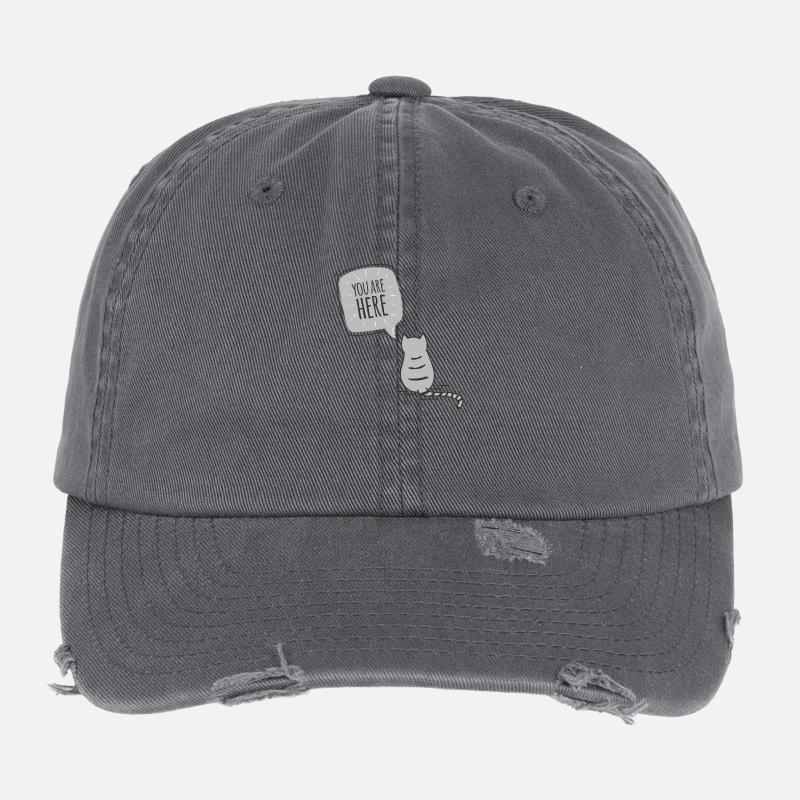 cat Flexfit Vintage Destroyed Cap