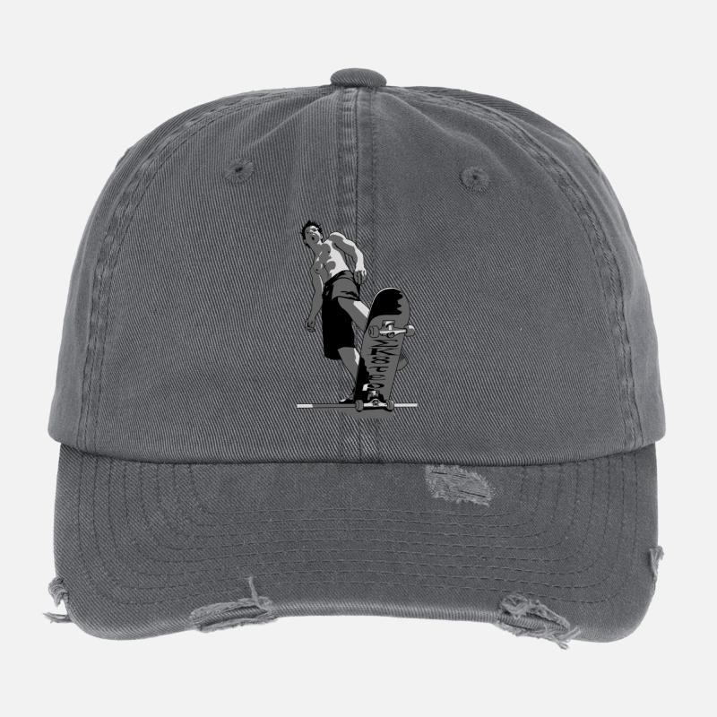 skate 03 Flexfit Vintage Destroyed Cap