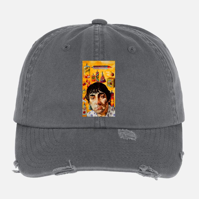 Light Blue Touchpaper Flexfit Vintage Destroyed Cap