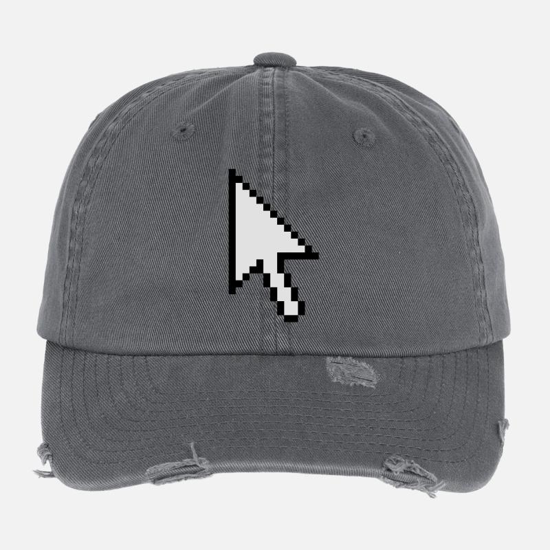 Mauszeiger Flexfit Vintage Destroyed Cap