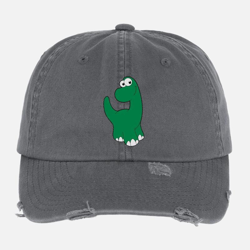 Dinosaur Flexfit Vintage Destroyed Cap