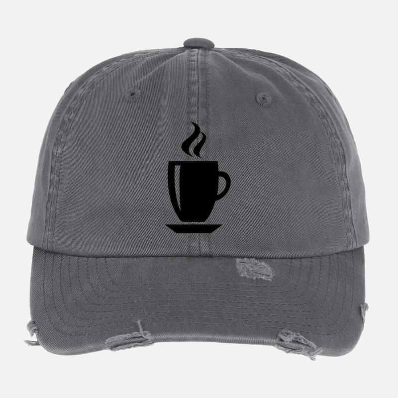 Kaffee Tasse Flexfit Vintage Destroyed Cap