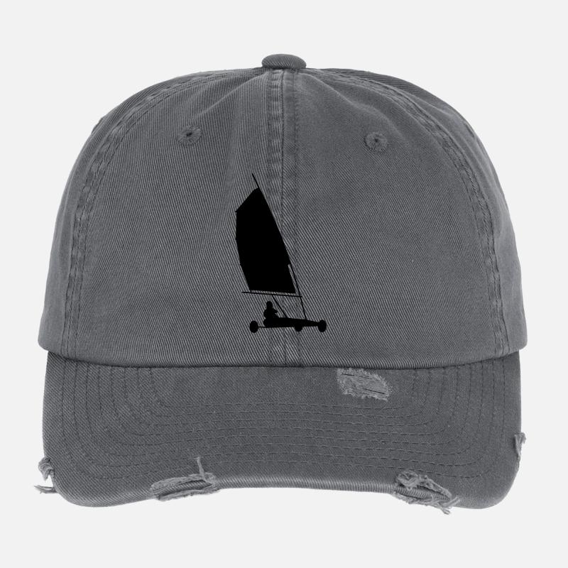 land sailing Flexfit Vintage Destroyed Cap