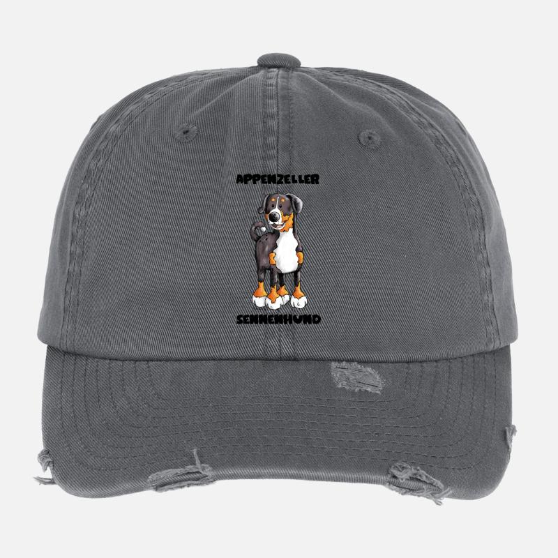 Mignon Appenzeller Sennenhund Casquette vintage effet usé Flexfit