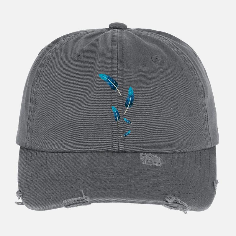 Blue Feathers Flexfit Vintage Destroyed Cap