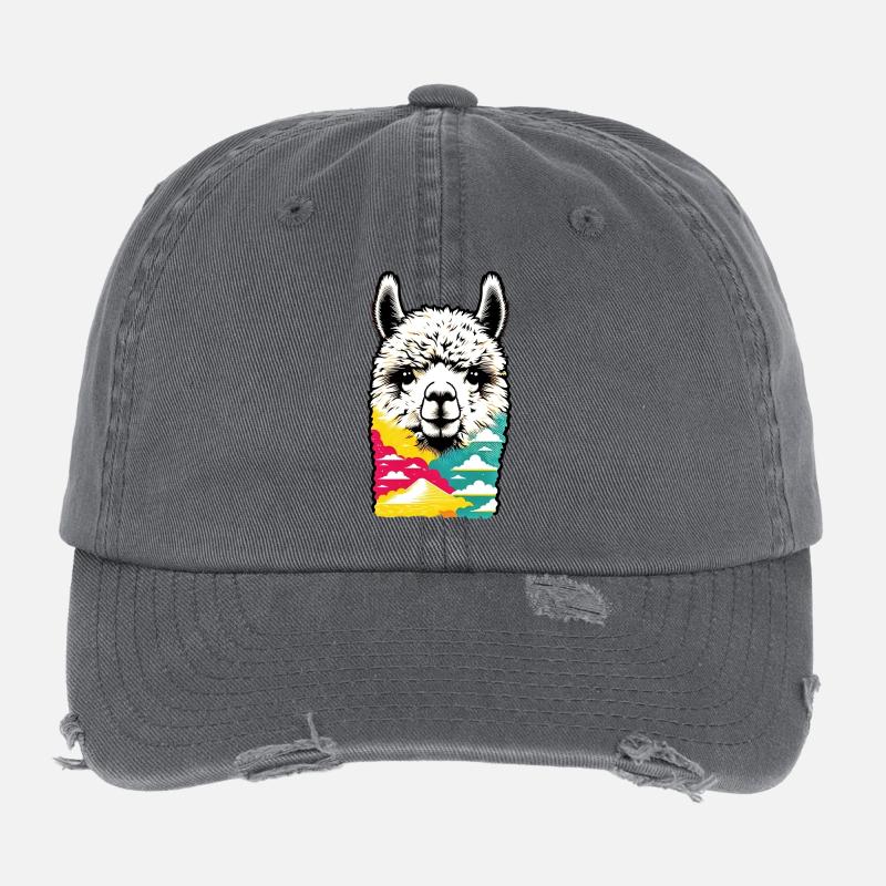 Alpaga Casquette vintage effet usé Flexfit