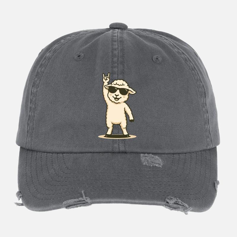 Rock'n'Wool Flexfit Vintage Destroyed Cap