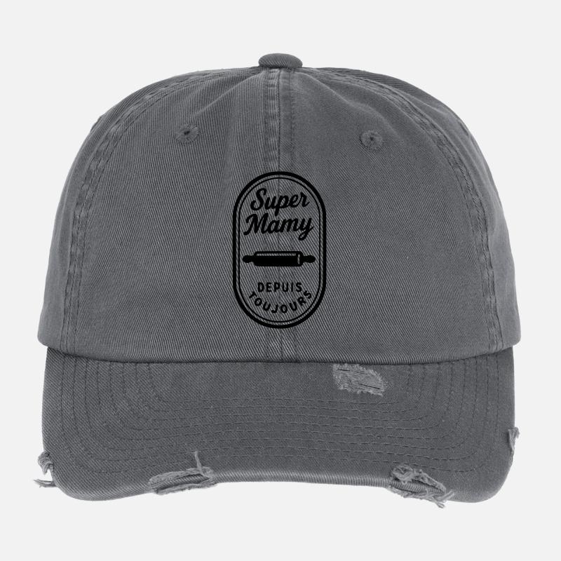 Super Mamy depuis toujours Casquette vintage effet usé Flexfit