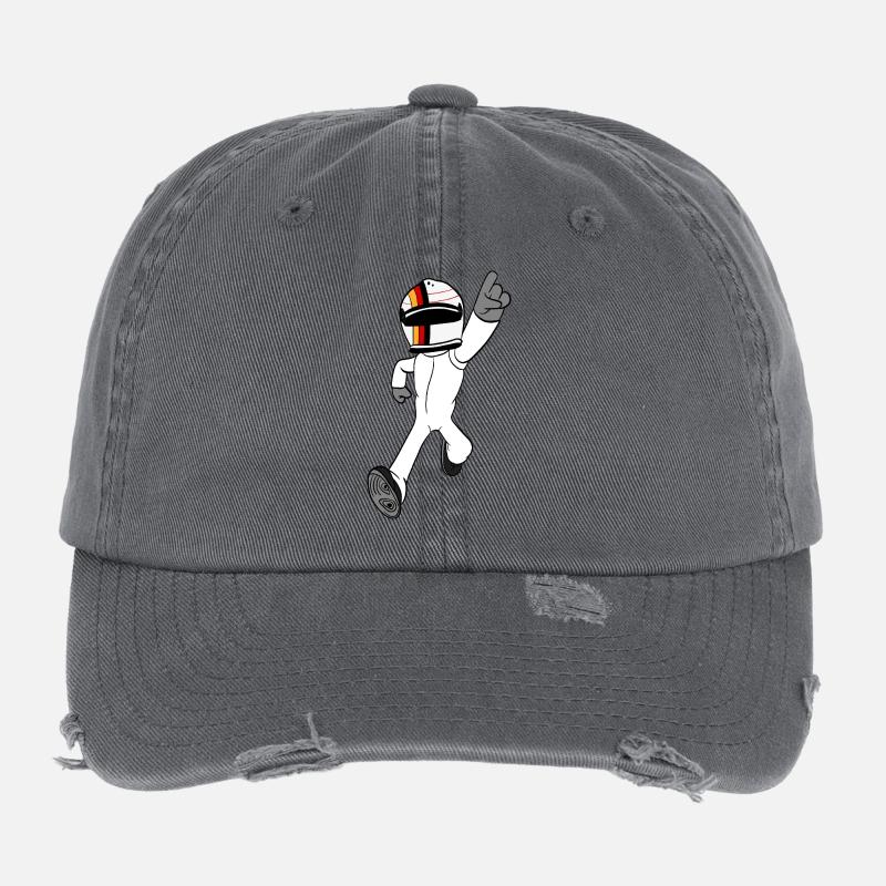 Rennfahrer Flexfit Vintage Destroyed Cap
