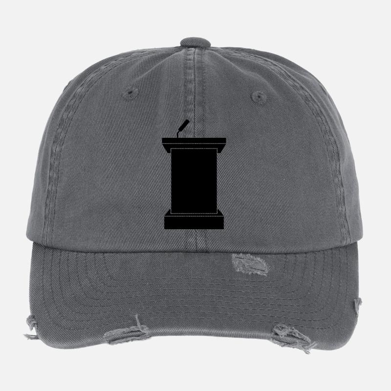 Étape du podium Casquette vintage effet usé Flexfit