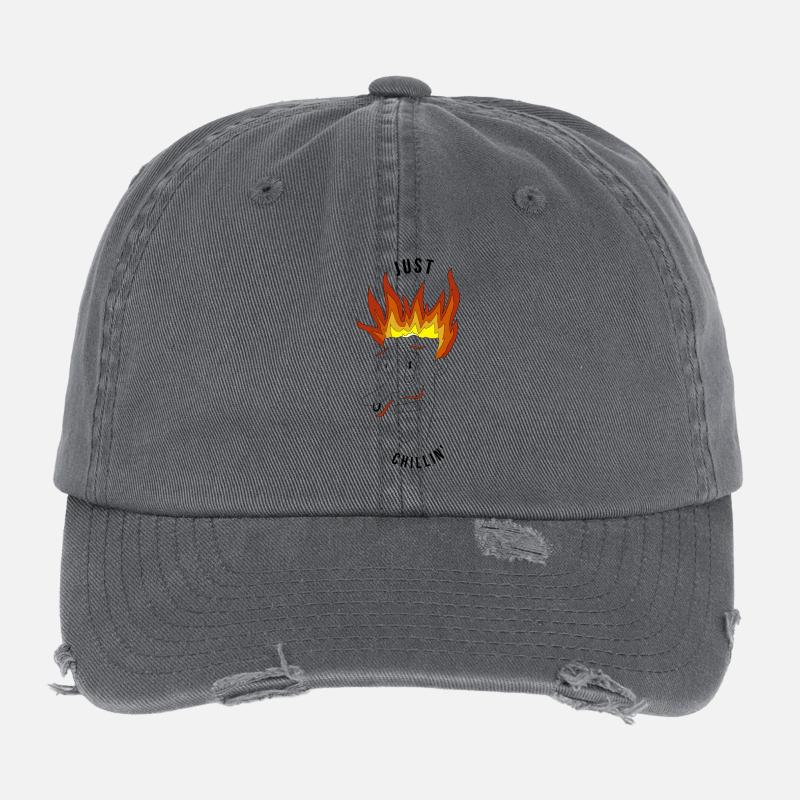 Juste relax, mec - ironique Casquette vintage effet usé Flexfit