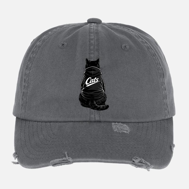 Cats Flexfit Vintage Destroyed Cap