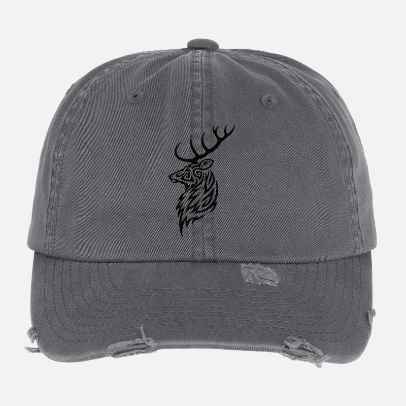 Stag Flexfit Vintage Destroyed Cap