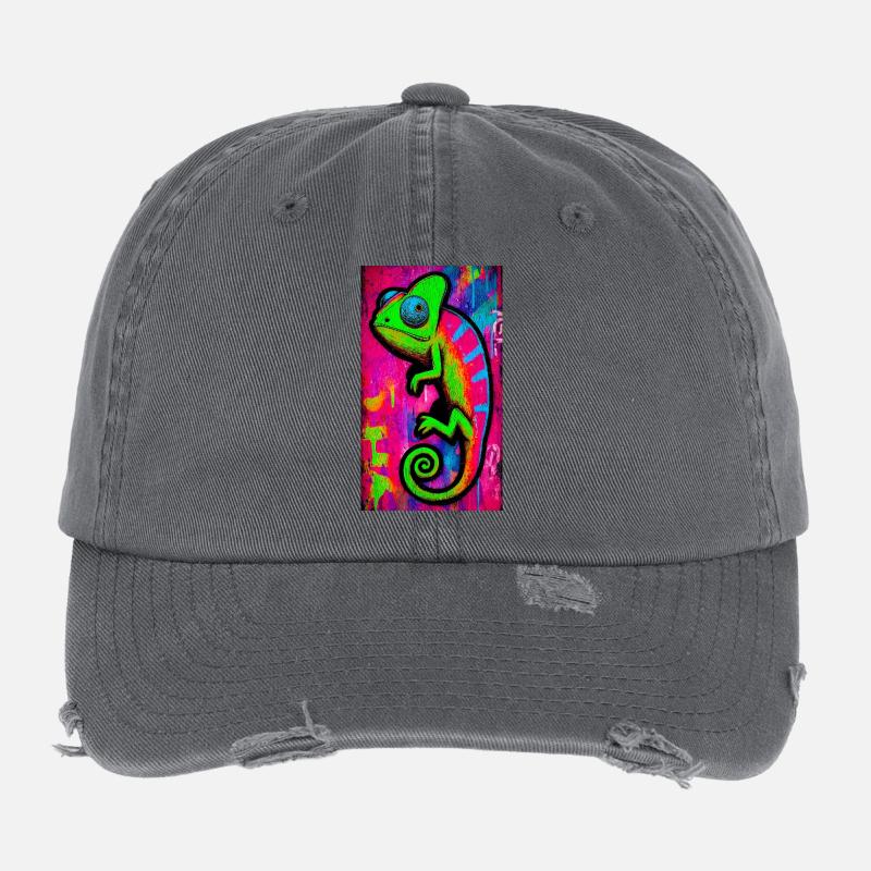 caméléon Casquette vintage effet usé Flexfit