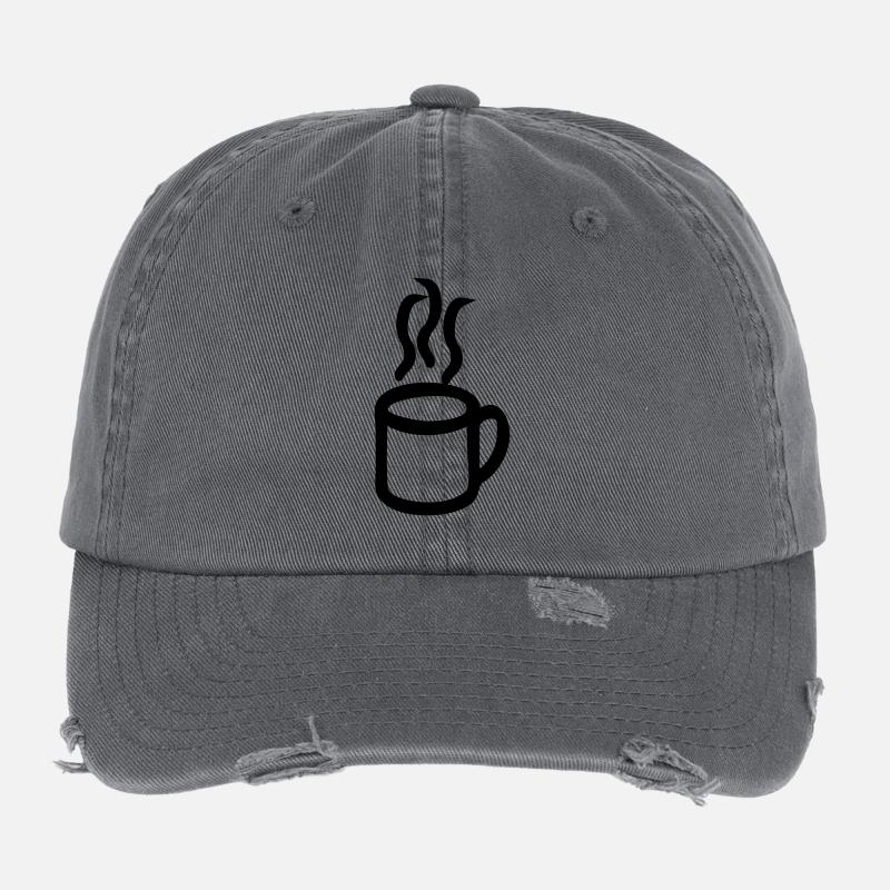 Kaffee Flexfit Vintage Destroyed Cap
