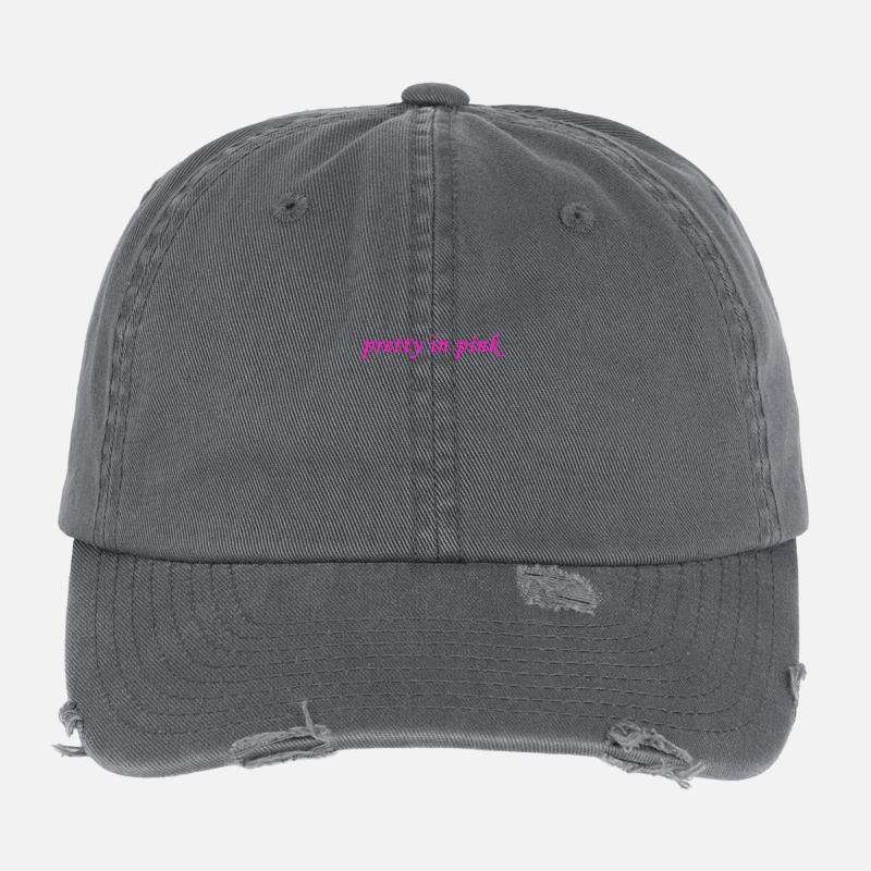 Jolie en rose Casquette vintage effet usé Flexfit