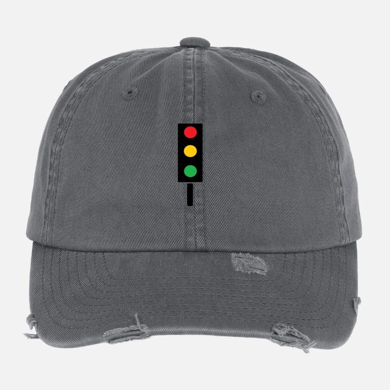 feux de circulation Casquette vintage effet usé Flexfit
