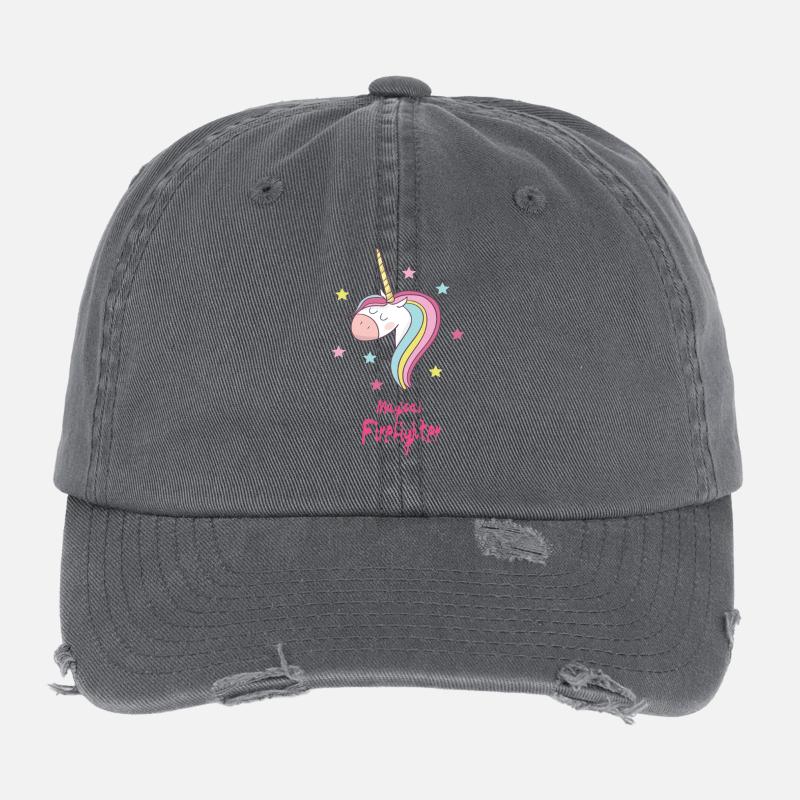 Pompier magique Casquette vintage effet usé Flexfit