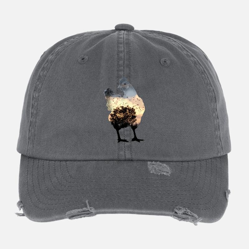 Hühnchen Flexfit Vintage Destroyed Cap