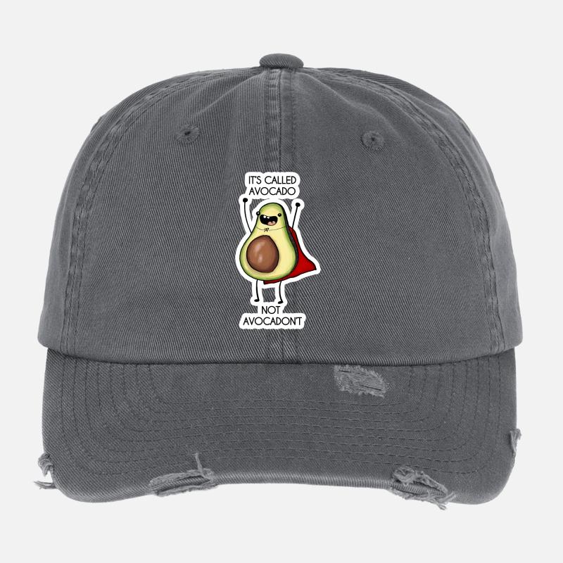 It's called avocado - not avocadon't Flexfit Vintage Destroyed Cap