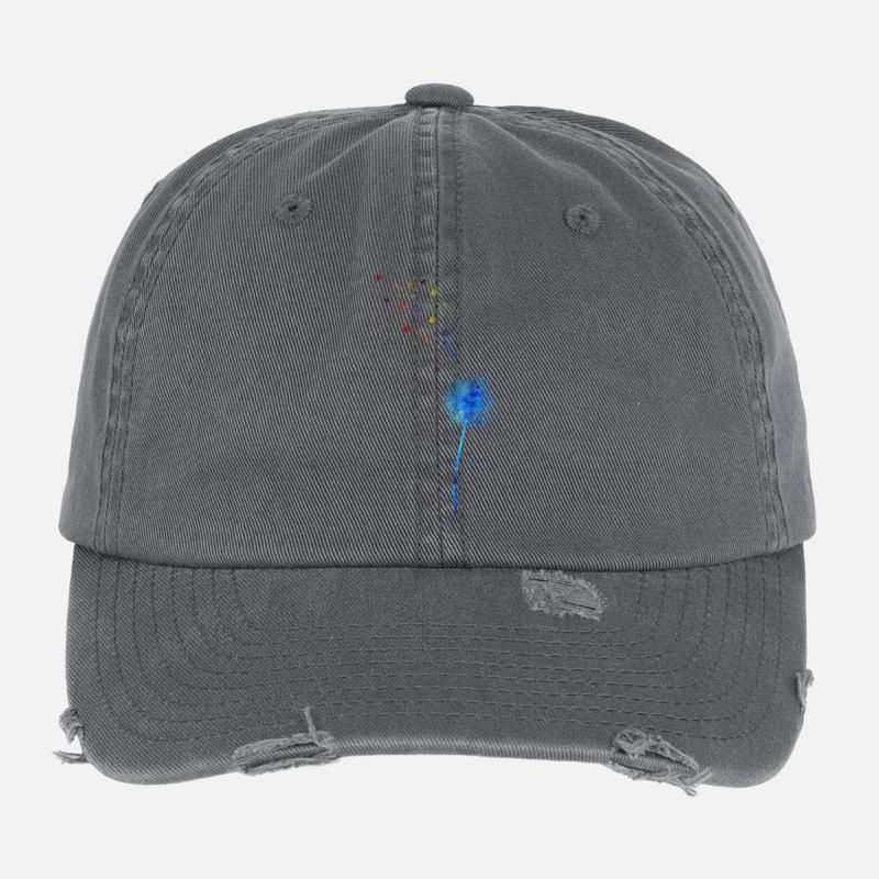 dandelion Flexfit Vintage Destroyed Cap