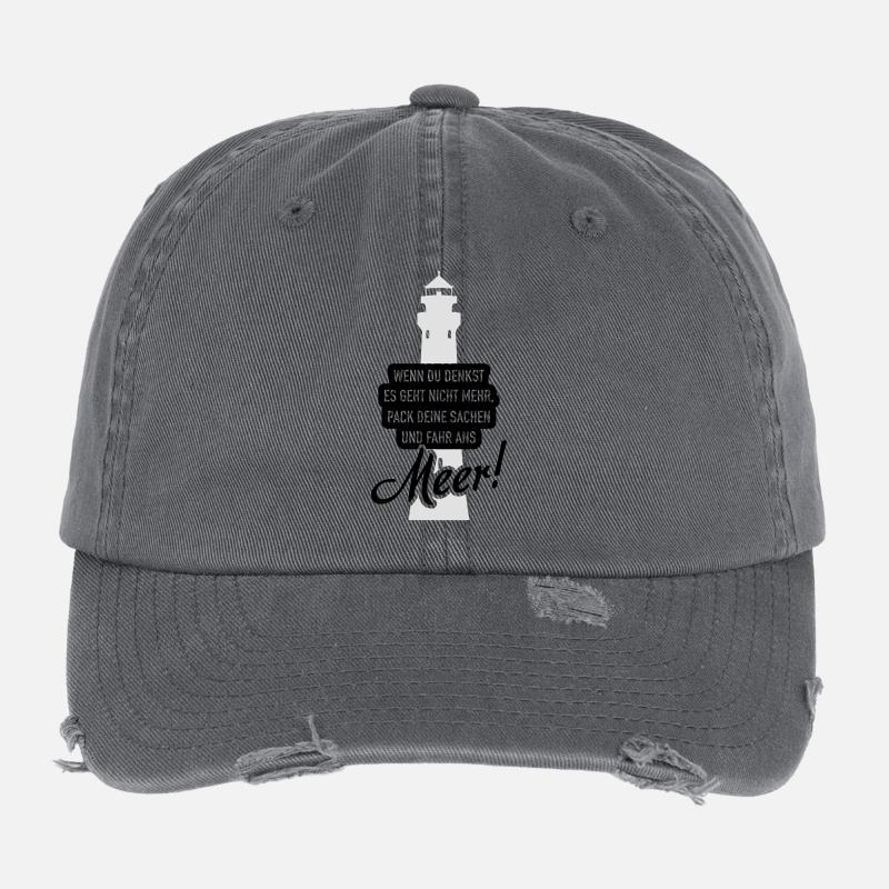 Fahr ans Meer2c Flexfit Vintage Destroyed Cap