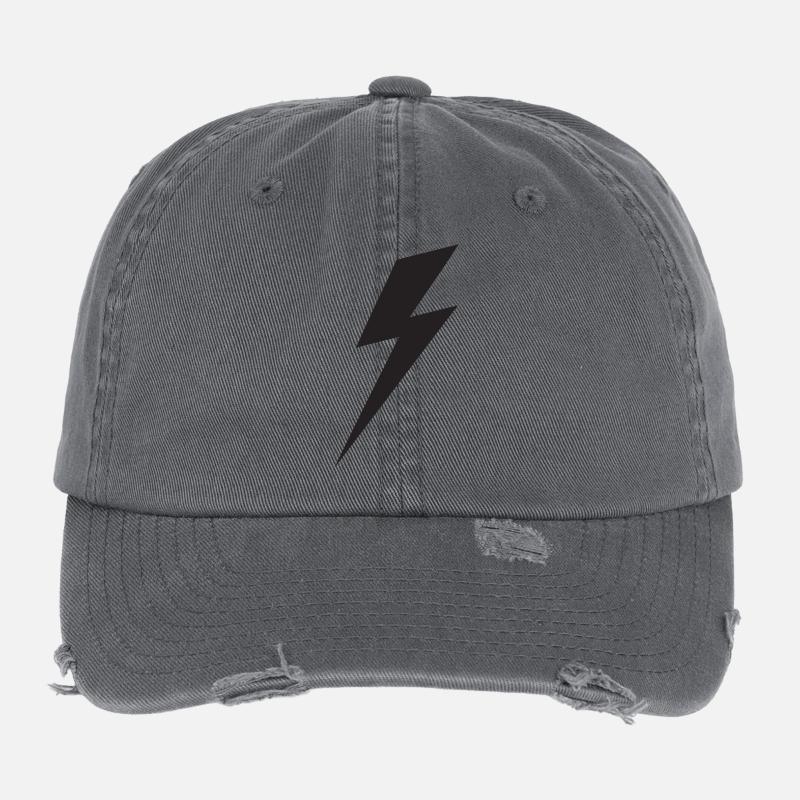 Lightning Bolt Flexfit Vintage Destroyed Cap