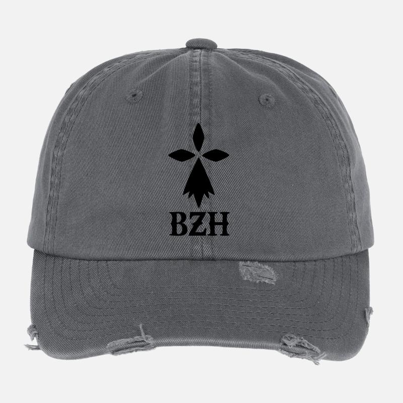 bzh ermine Flexfit Vintage Destroyed Cap