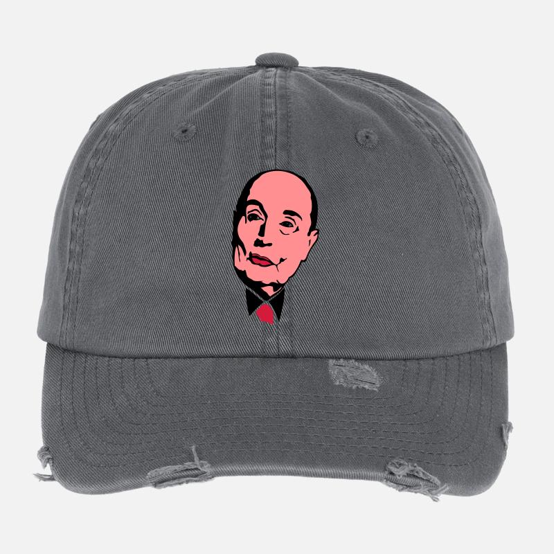 Francois Mitterrand Führer Flexfit Vintage Destroyed Cap