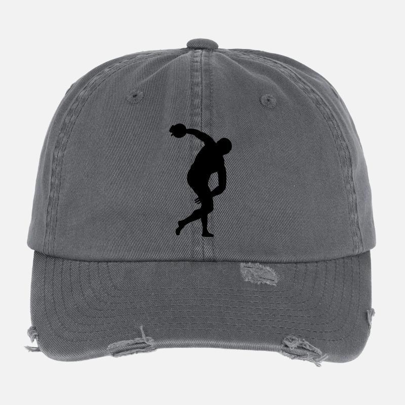 Lancer du disque Casquette vintage effet usé Flexfit
