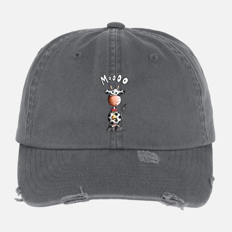 Mignon vache Casquette vintage effet usé Flexfit