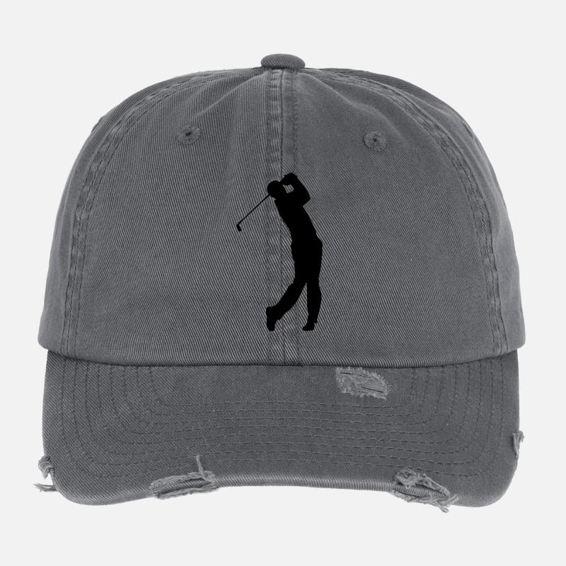 Golfer Schatten Flexfit Vintage Destroyed Cap