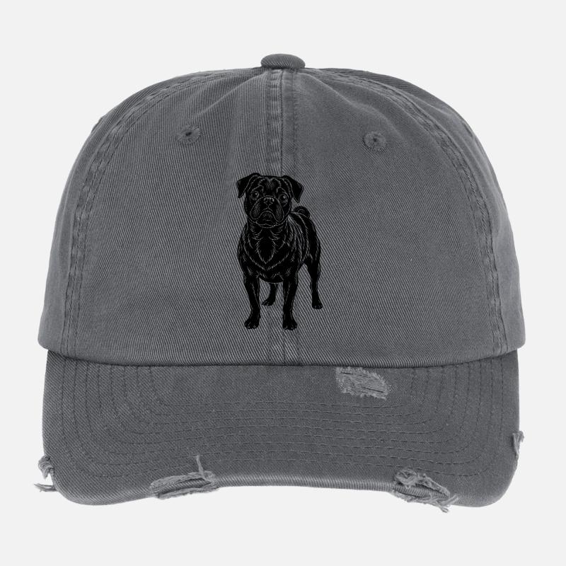 Carlin Casquette vintage effet usé Flexfit