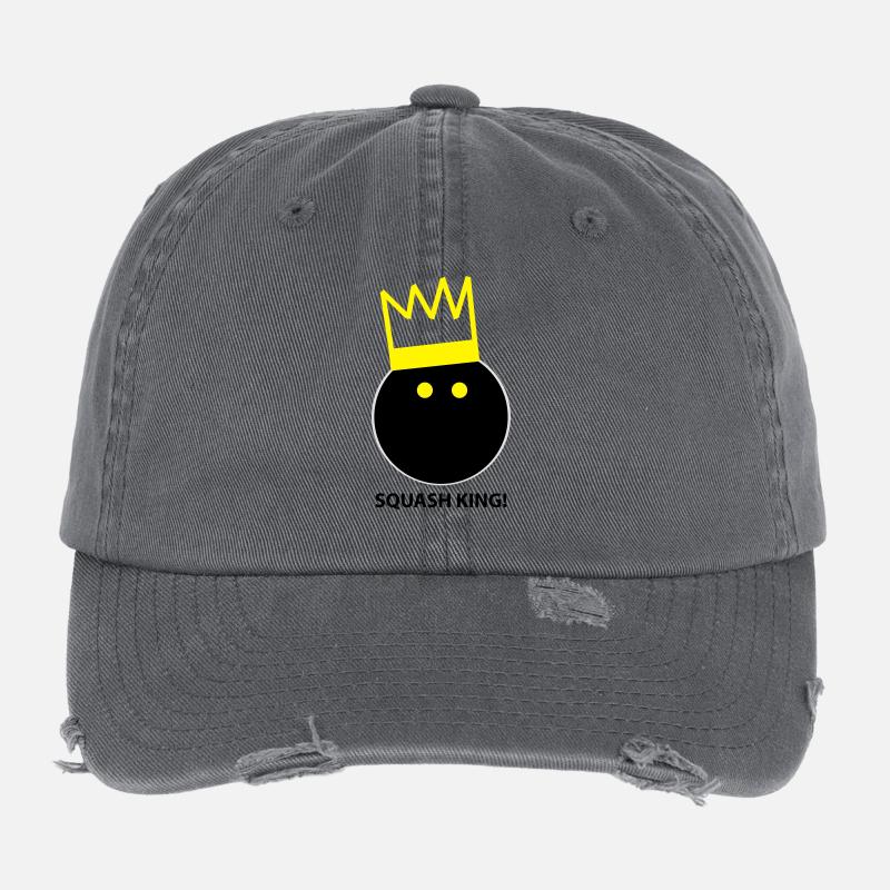 Squash King Flexfit Vintage Destroyed Cap