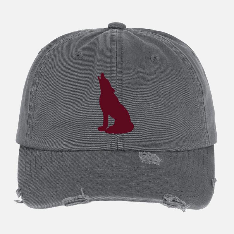 loupcri Casquette vintage effet usé Flexfit