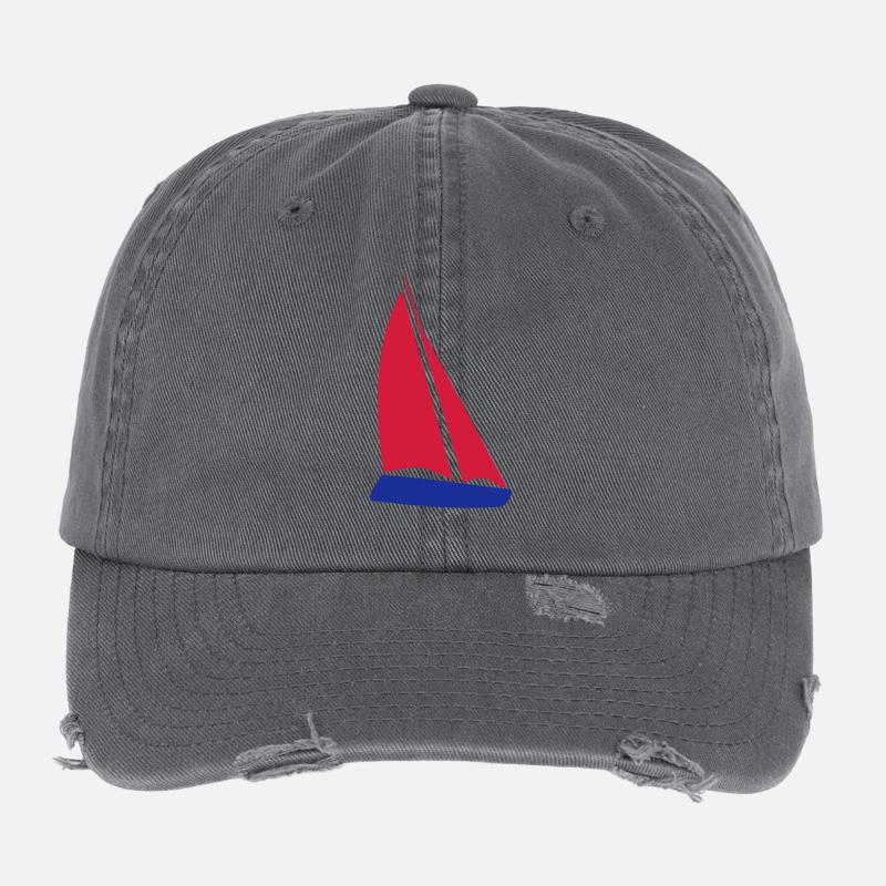 Segelboot Flexfit Vintage Destroyed Cap
