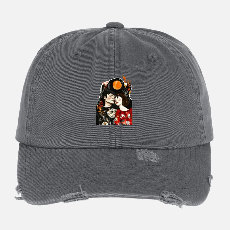 Love is everywhere Flexfit Vintage Destroyed Cap