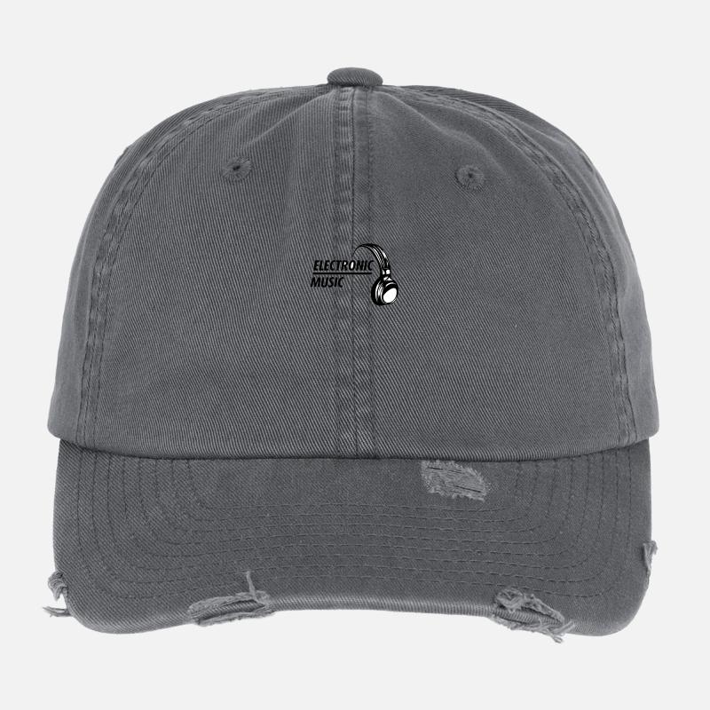Electronic Music Flexfit Vintage Destroyed Cap