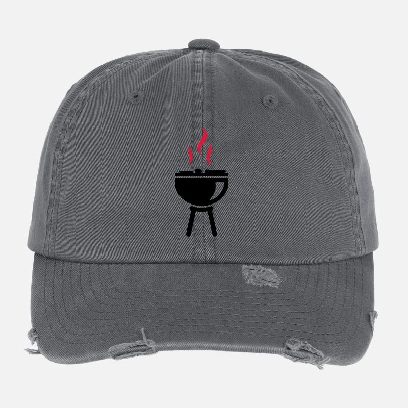 BBQ Flexfit Vintage Destroyed Cap