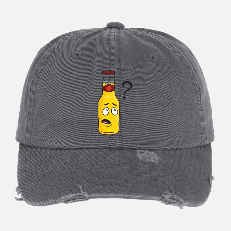 Beer Bottle Flexfit Vintage Destroyed Cap